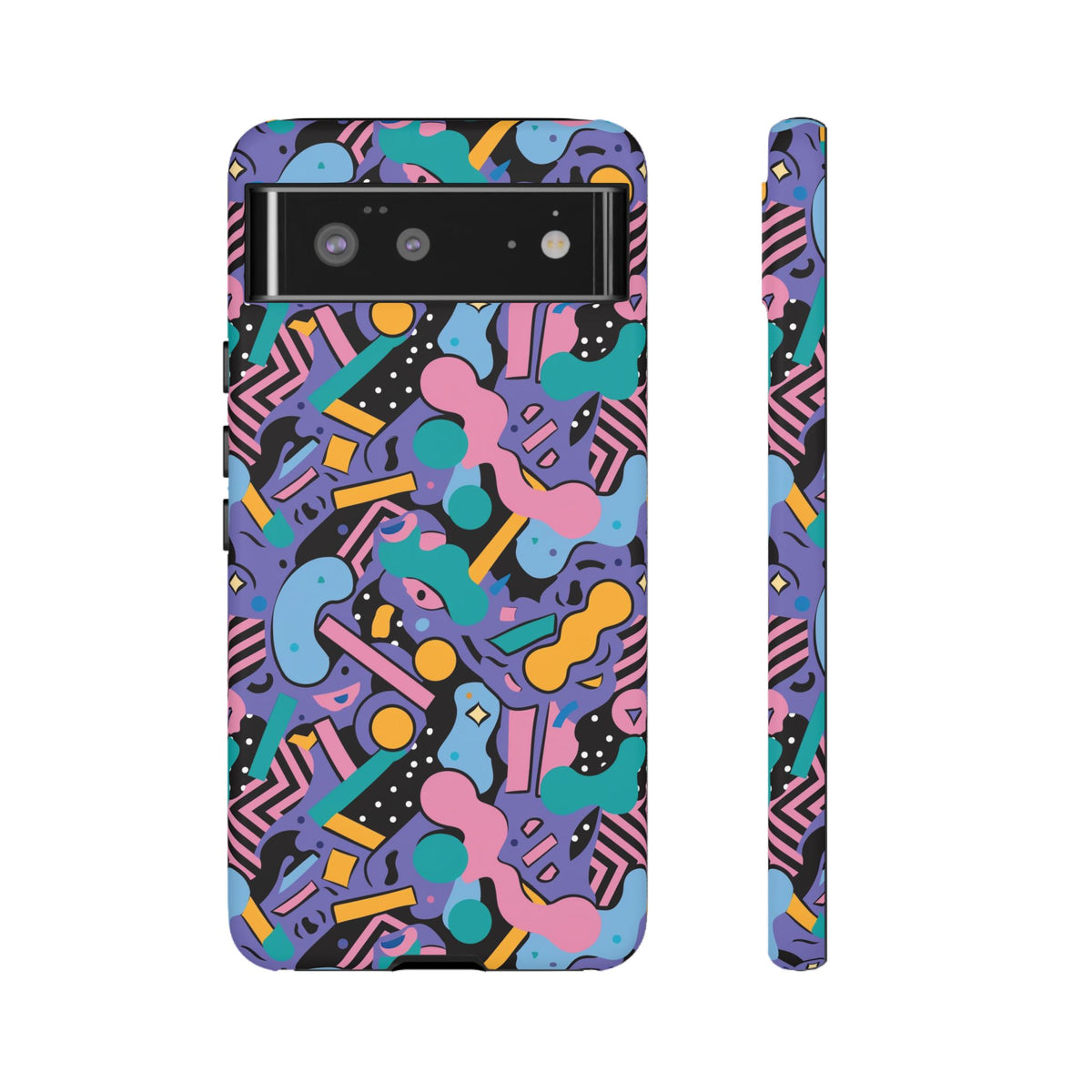 90s Themed Seamless Pattern Phone Case – Embrace Retro Style and Protection 234