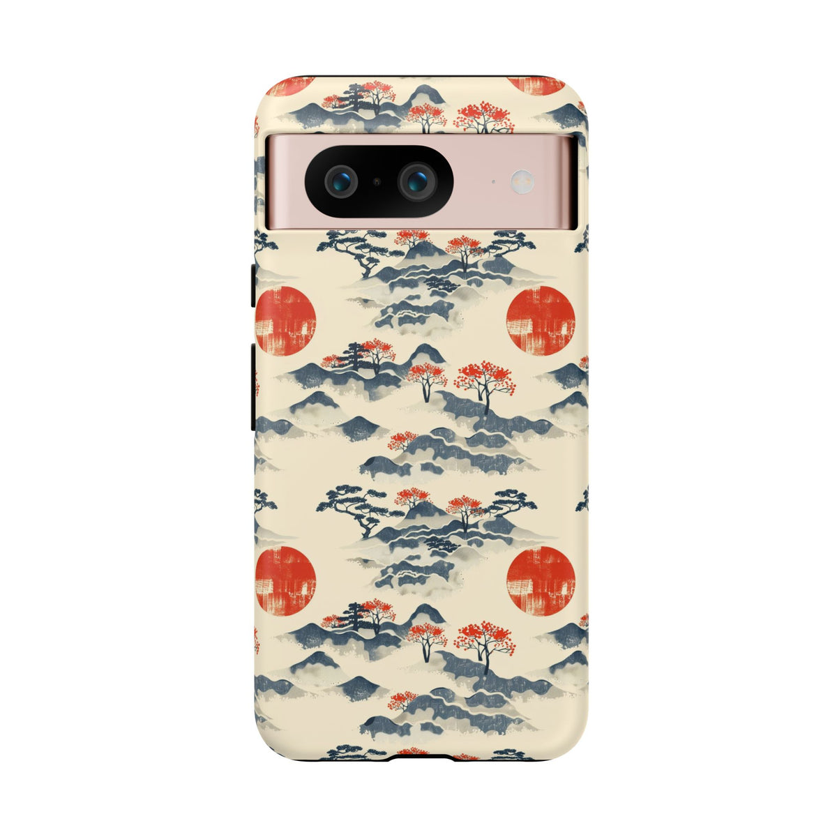 Japanese Pattern Phone Case – Elegant & Timeless Design for Your Phone 085