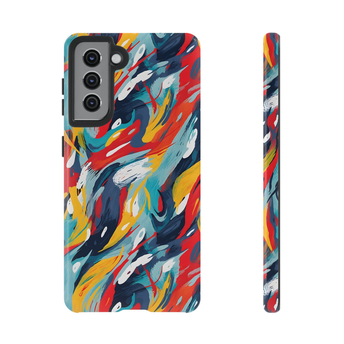 Tough CasesAbstract Painting Design Phone Case – Modern Art-Inspired Phone Cover 8