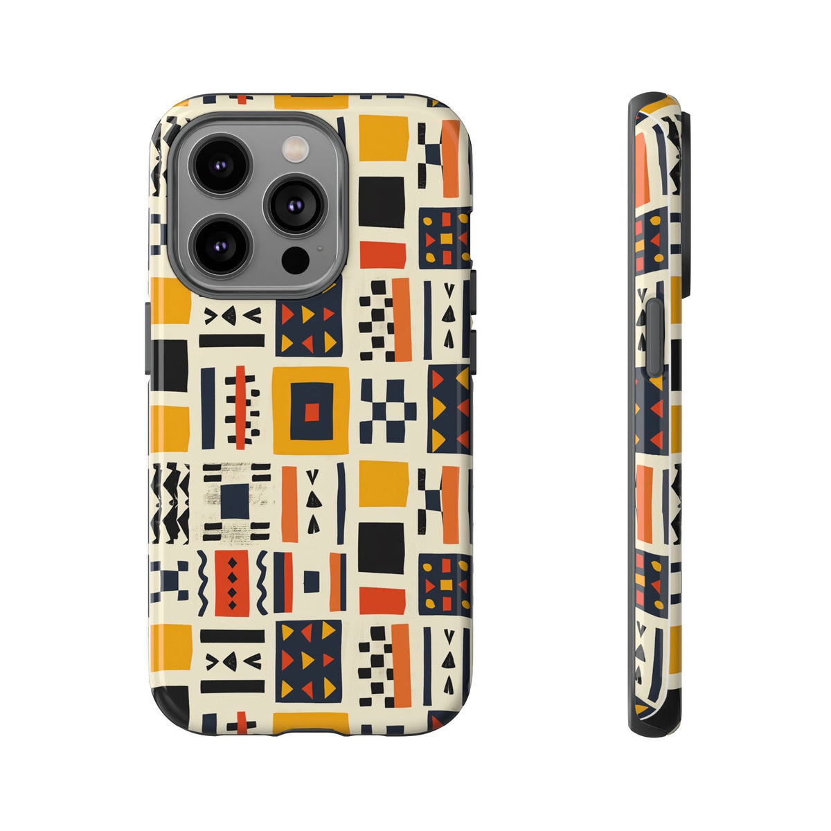 Stylish African Pattern Phone Case – Unique and Vibrant Protection 104