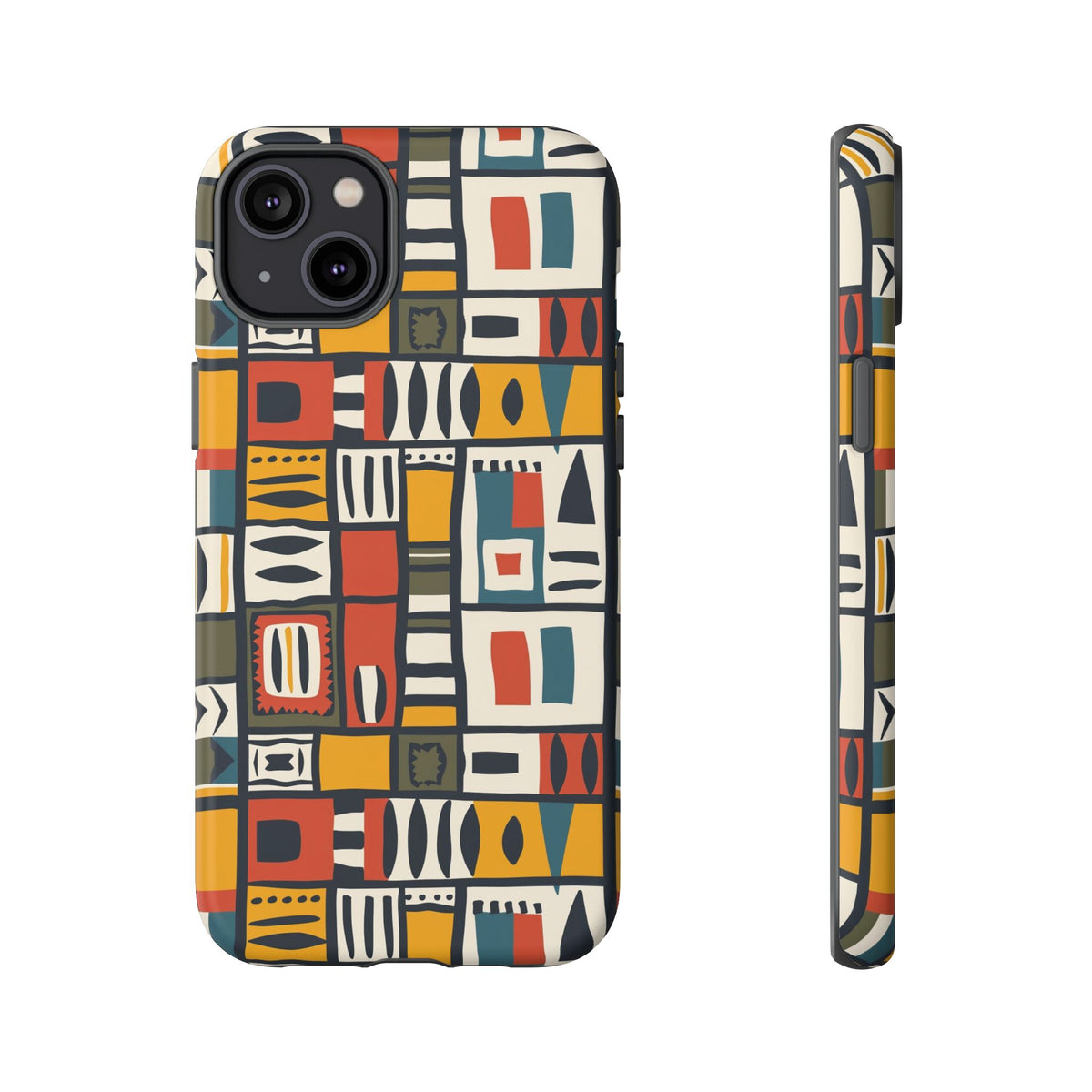 Stylish African Pattern Phone Case – Unique and Vibrant Protection 013