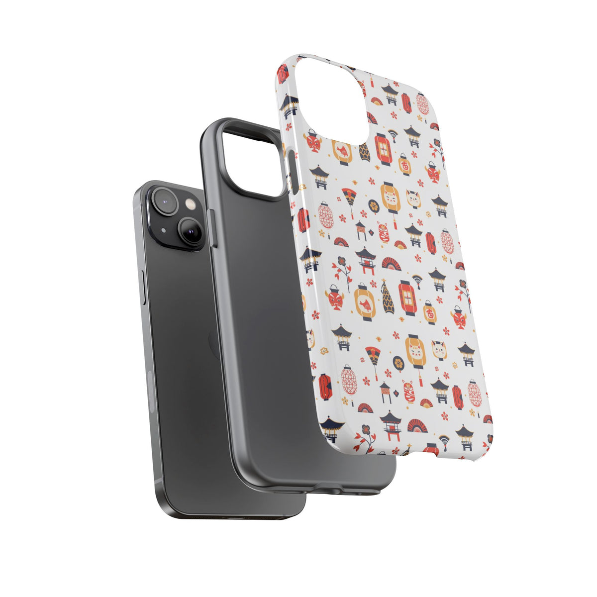 Japanese Pattern Phone Case – Elegant & Timeless Design for Your Phone 121