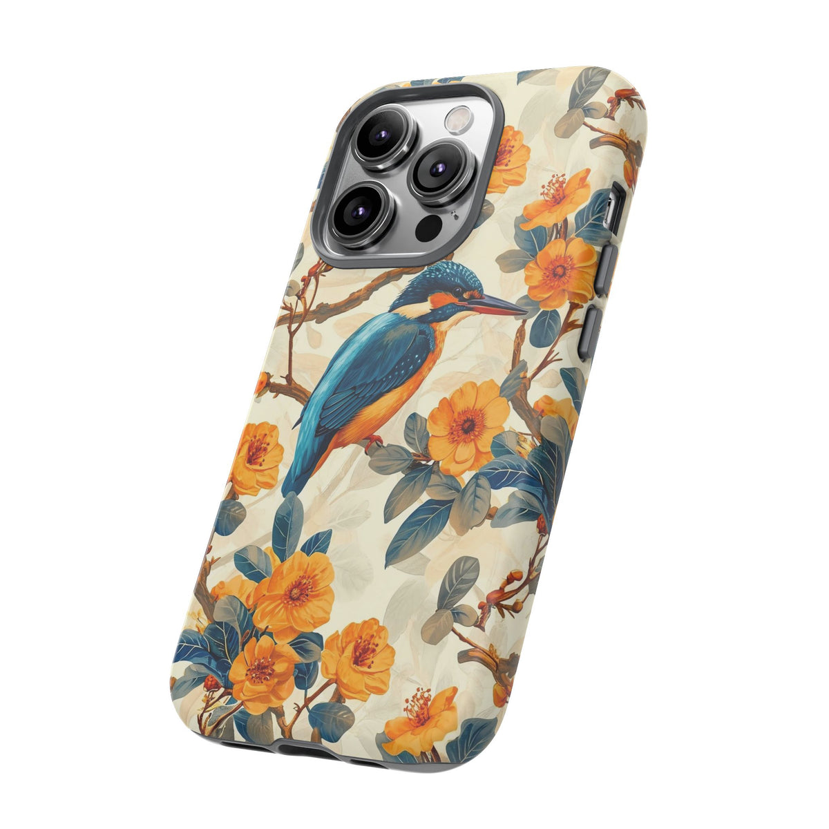 Birds Seamless Pattern Phone Case – Elegant and Timeless Avian Design