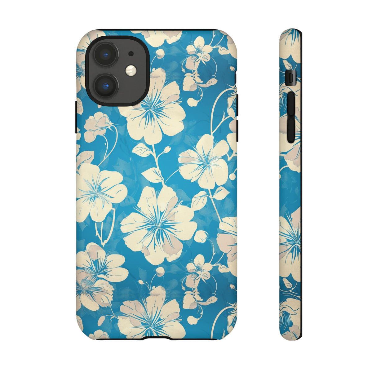 Blue Floral Seamless Pattern Phone Case