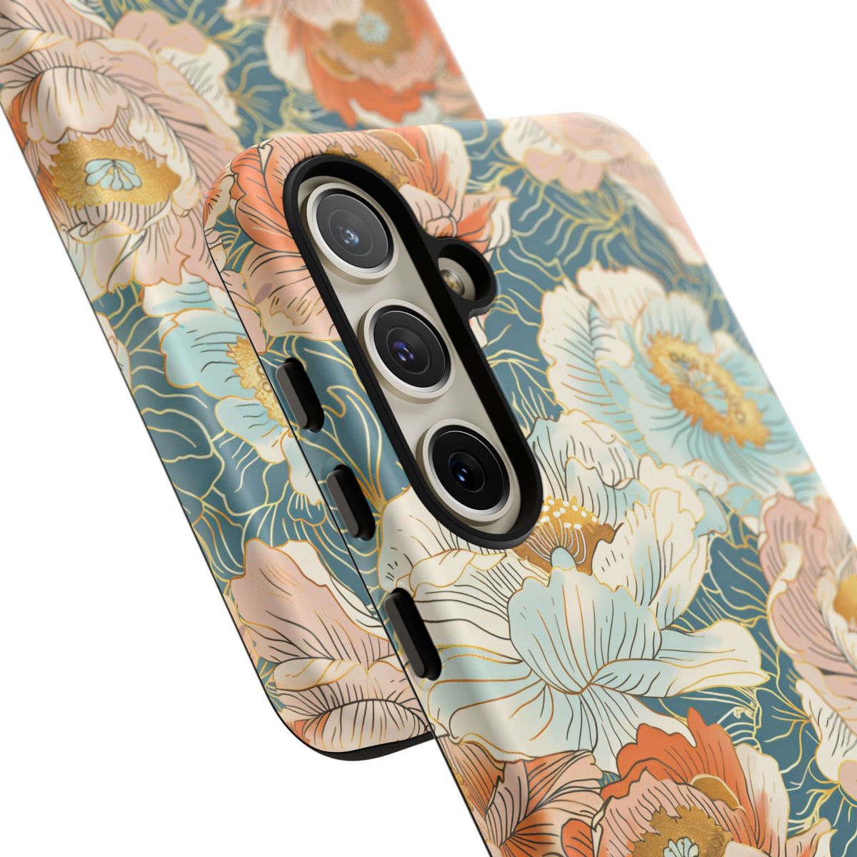 Japanese Blossom Asian Floral Design Phone Case – Elegant Floral Phone Cover 3