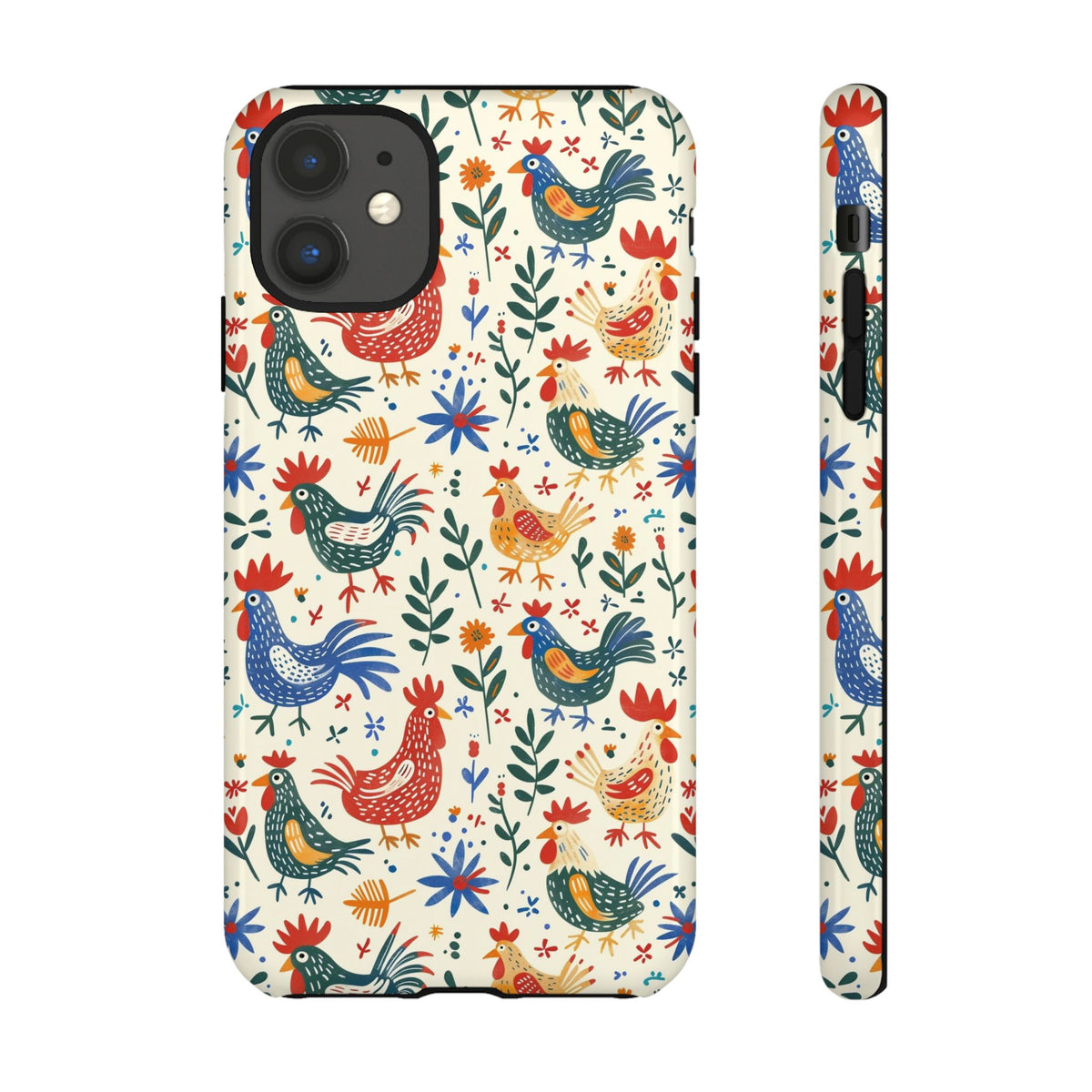 Birds Seamless Pattern Phone Case – Elegant and Timeless Avian Design 8