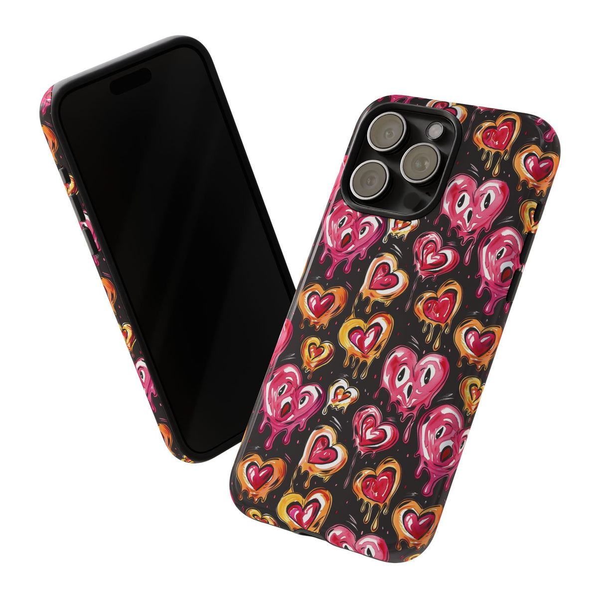 Heart Pattern Phone Case – Stylish & Loving Design for Your Device 361