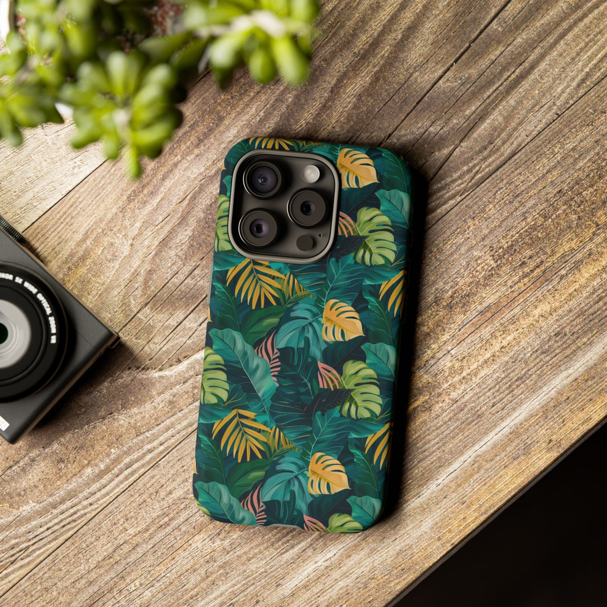 Jungle Pattern Phone Case – Exotic & Lush Design for Your Phone 337