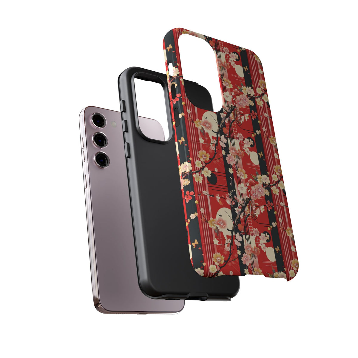 Japanese Pattern Phone Case – Elegant & Timeless Design for Your Phone 026