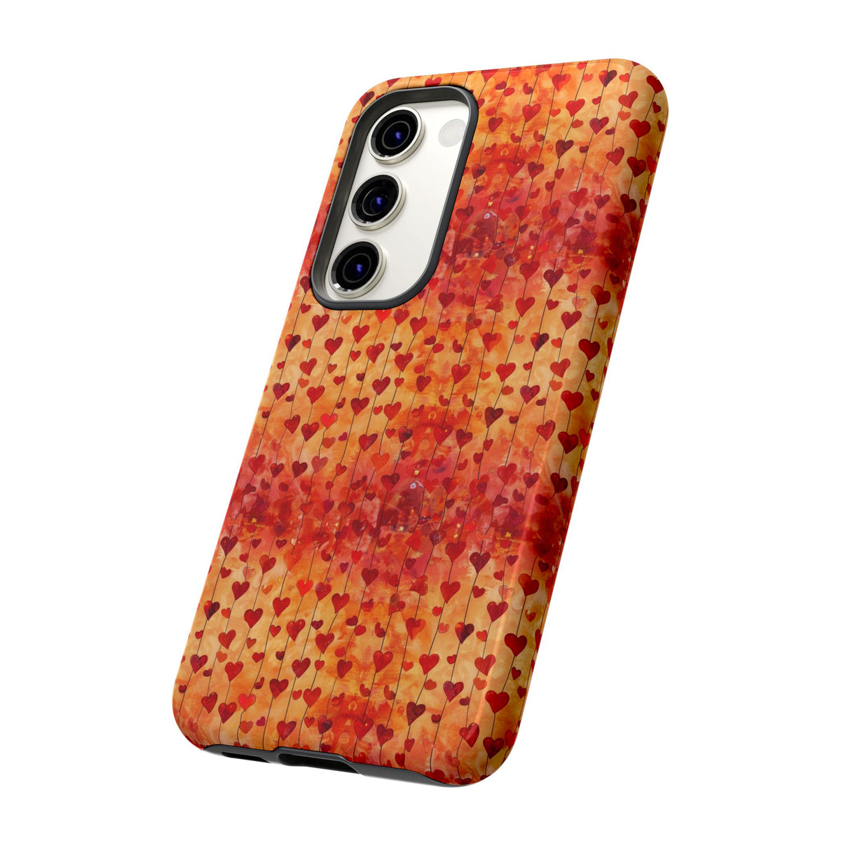 Heart Pattern Phone Case – Stylish & Loving Design for Your Device 827