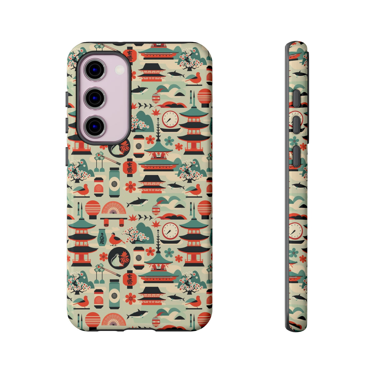 Japanese Pattern Phone Case – Elegant & Timeless Design for Your Phone 105