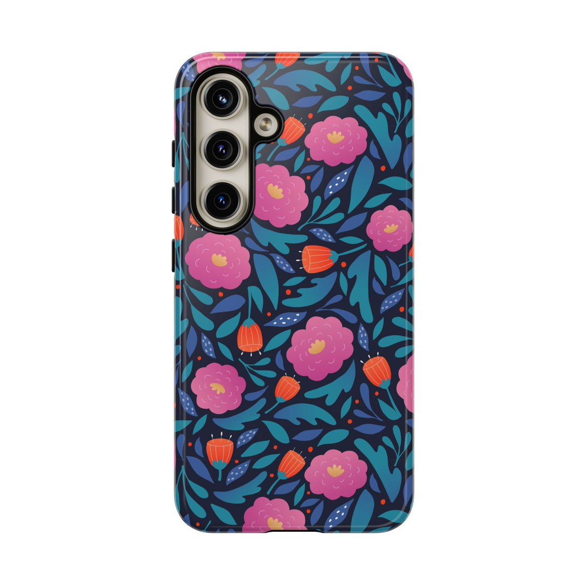 Colorful Little Flower Design Phone Case – Bright and Cheerful Floral Phone Cover 2