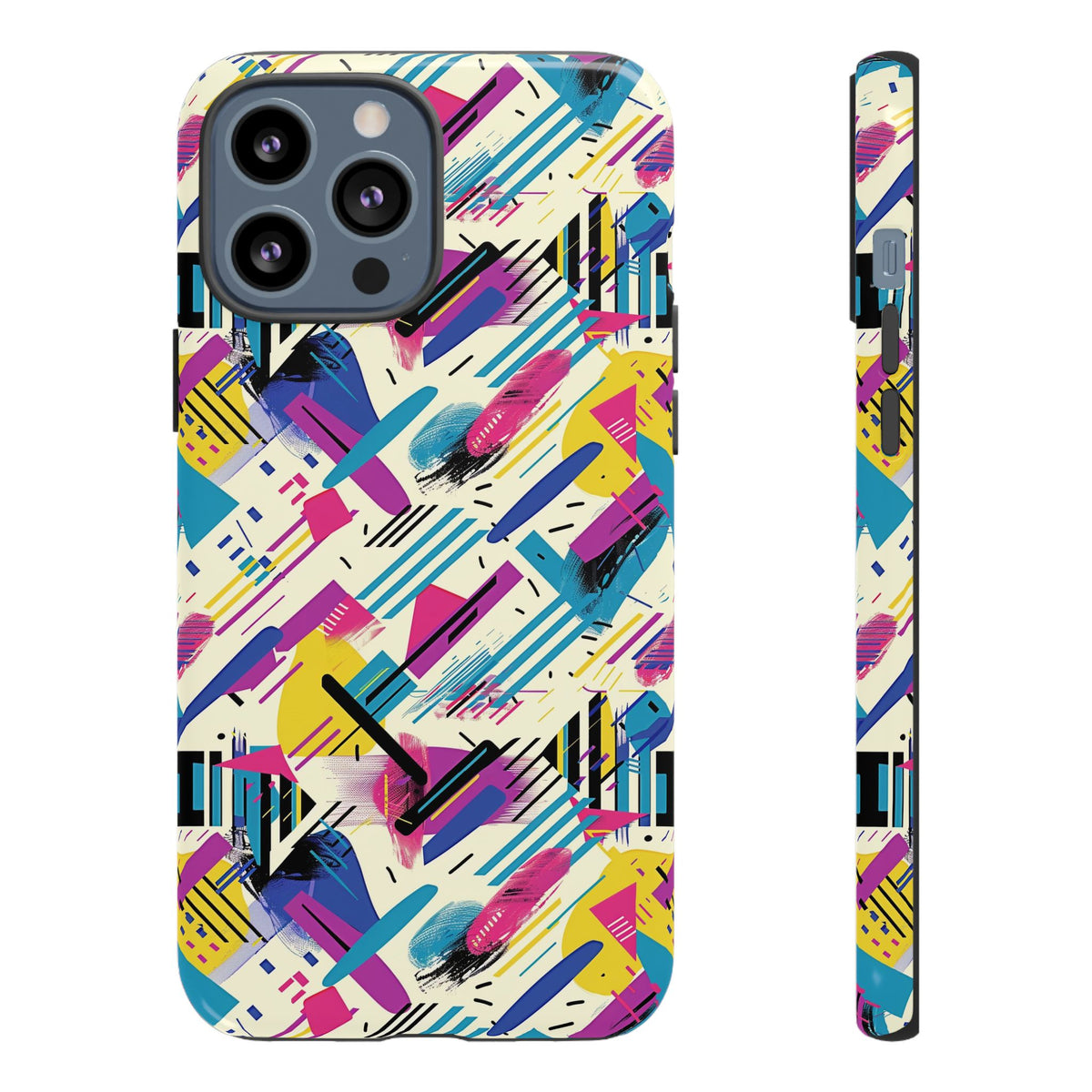 Retro 80s Seamless Phone Case – Vintage Style Meets Modern Protection 134