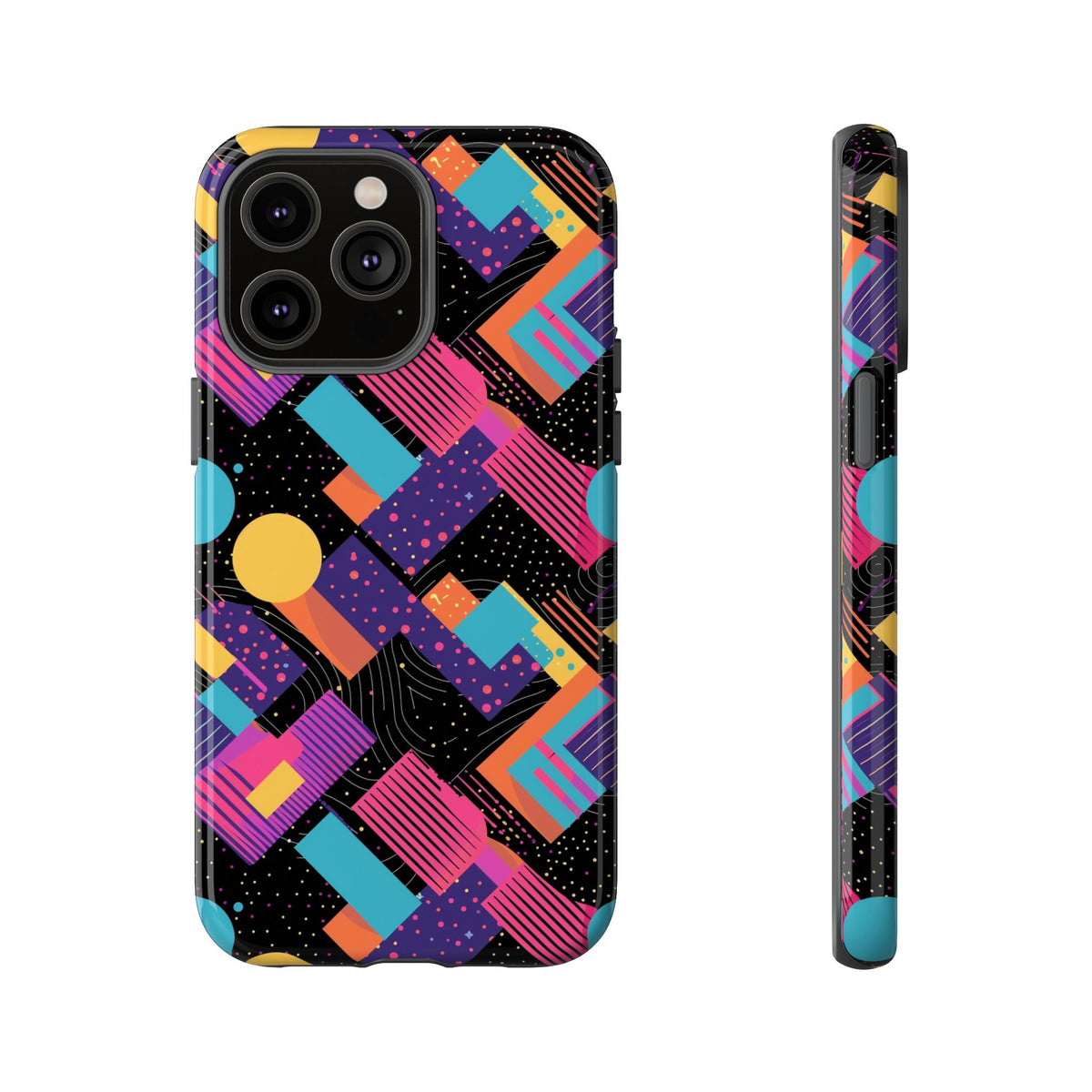 Retro 80s Seamless Phone Case – Vintage Style Meets Modern Protection 088