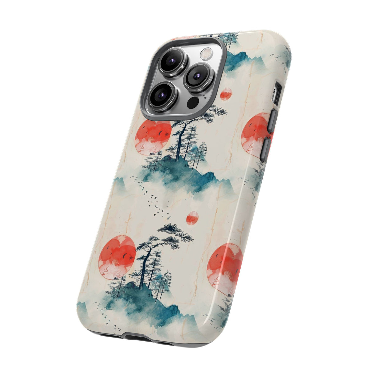 Japanese Pattern Phone Case – Elegant & Timeless Design for Your Phone 055