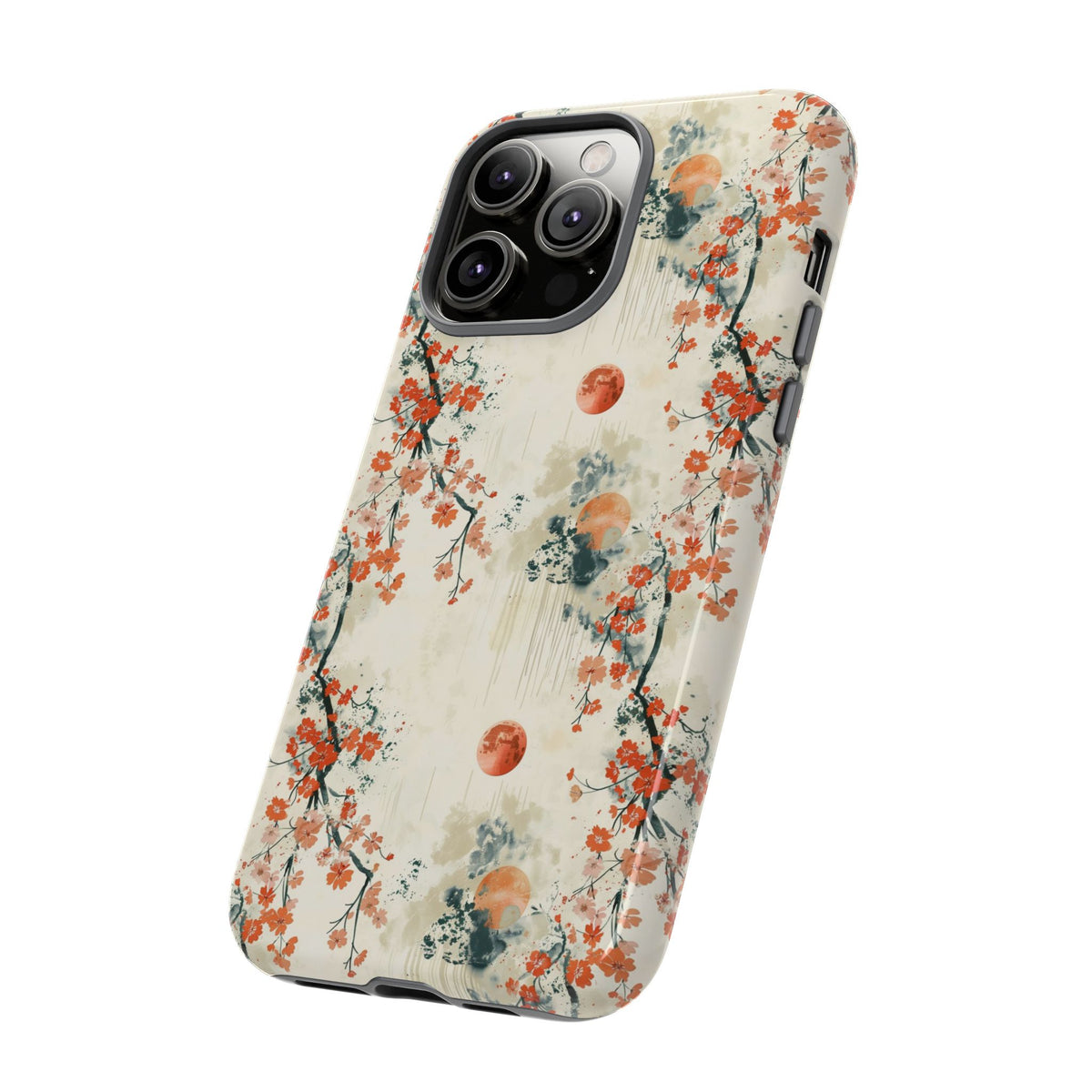 Japanese Pattern Phone Case – Elegant & Timeless Design for Your Phone 075