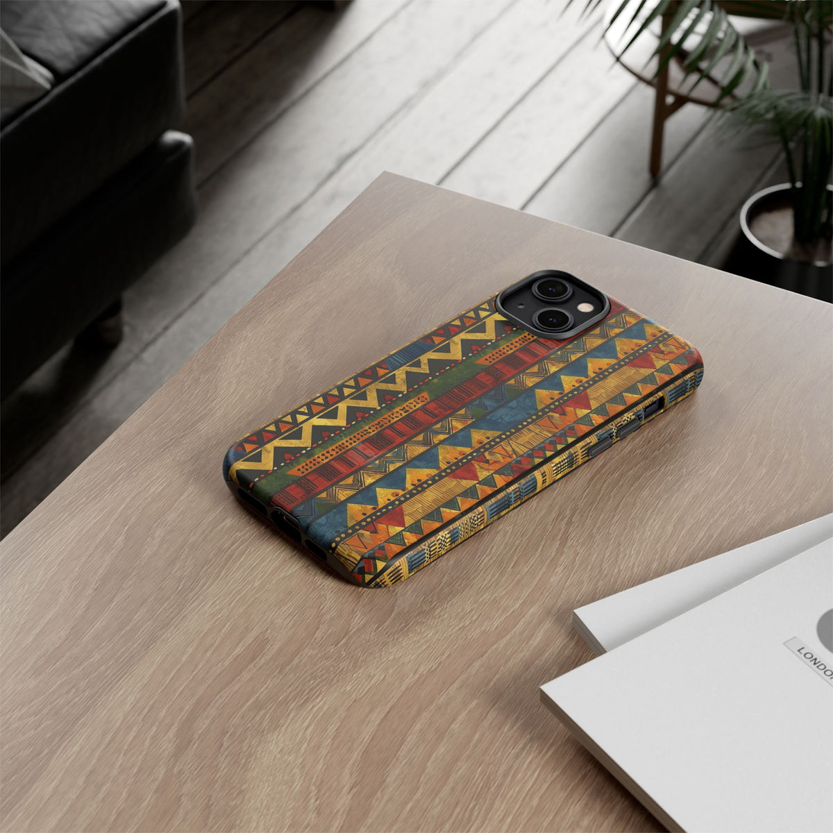 Stylish African Pattern Phone Case – Unique and Vibrant Protection 166