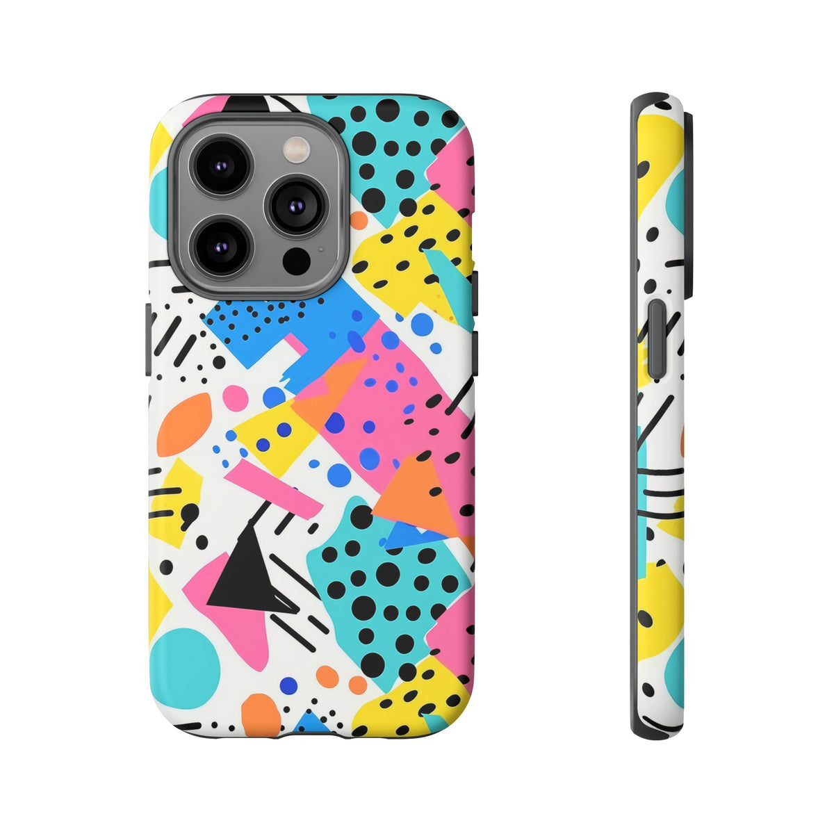 Bright Summer Memphis Design Phone Case – Vibrant and Playful Phone Cover