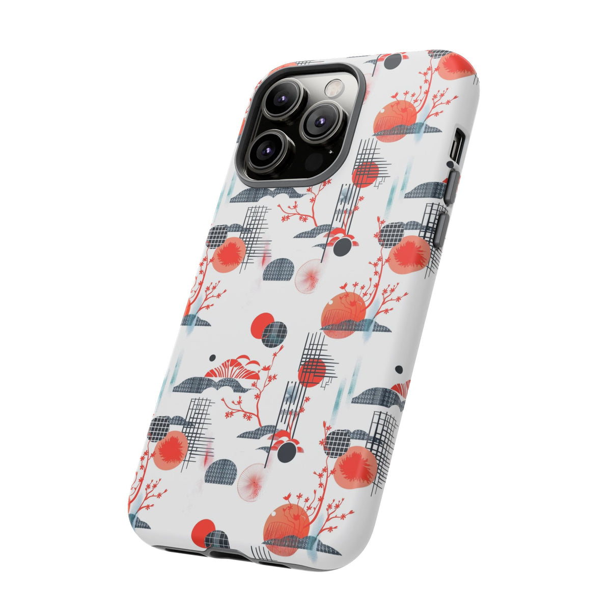 Japanese Pattern Phone Case – Elegant & Timeless Design for Your Phone 082