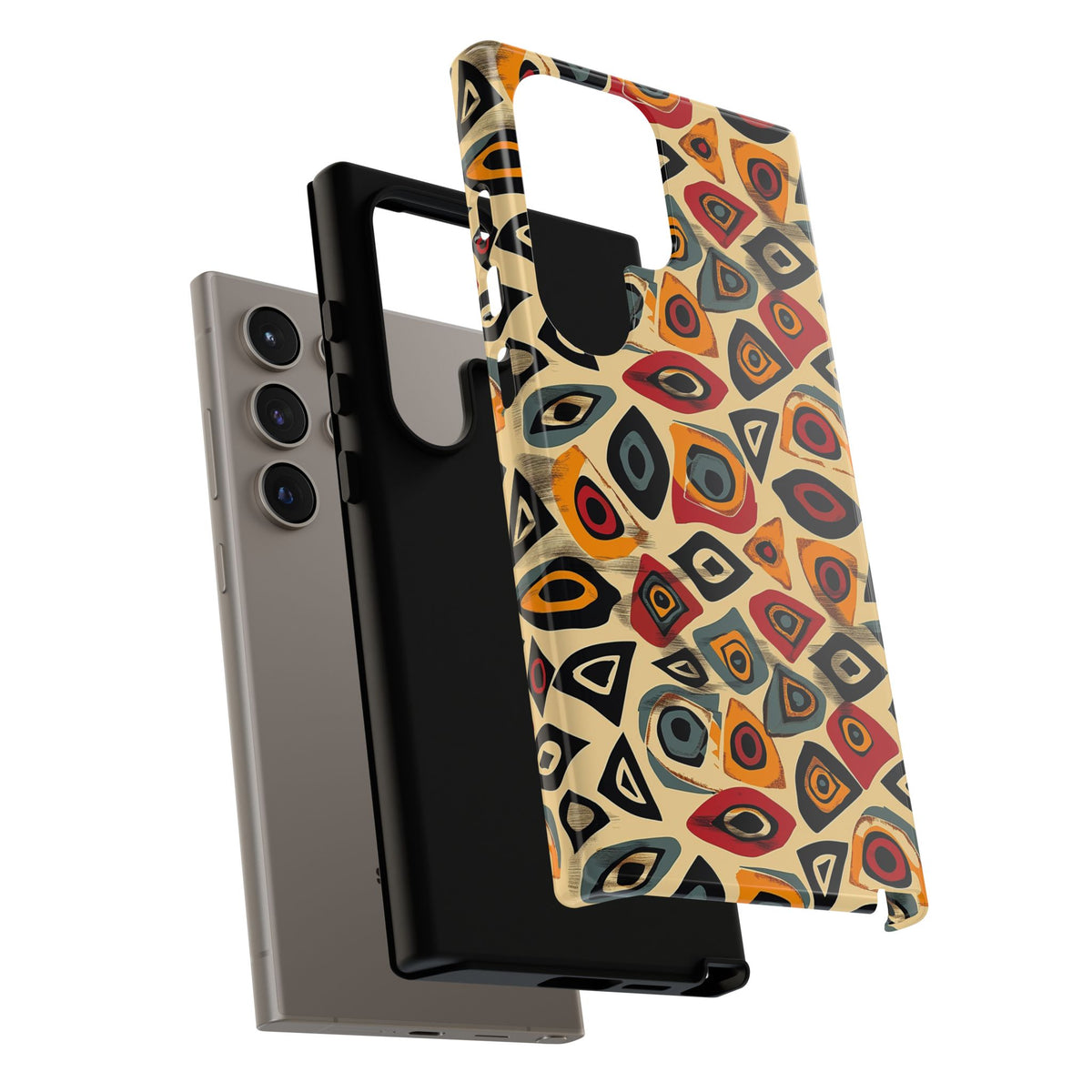 Stylish African Pattern Phone Case – Unique and Vibrant Protection 167