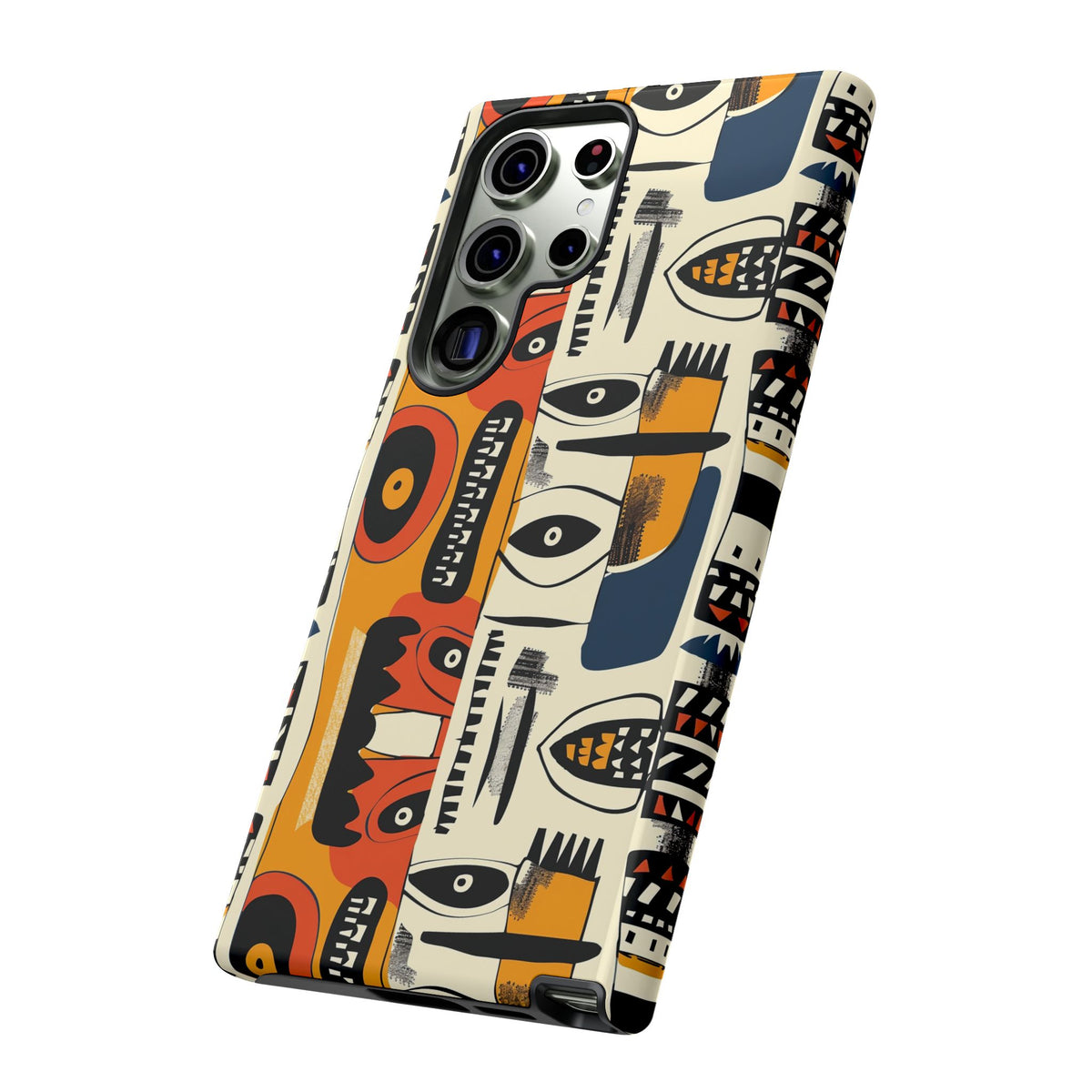 Stylish African Pattern Phone Case – Unique and Vibrant Protection 204