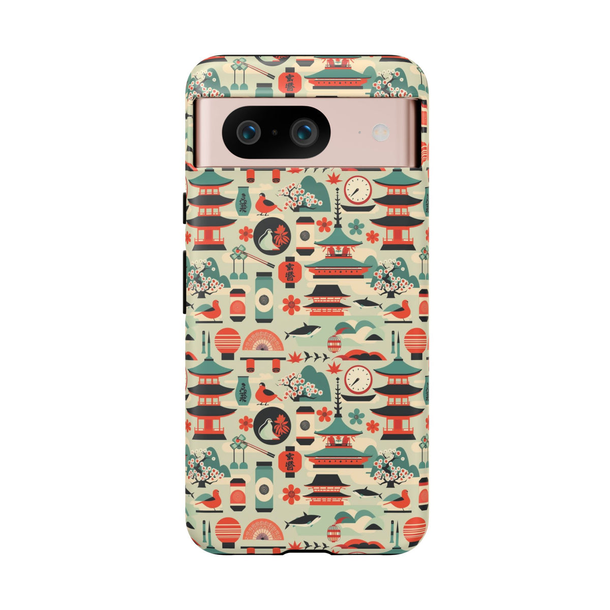 Japanese Pattern Phone Case – Elegant & Timeless Design for Your Phone 105