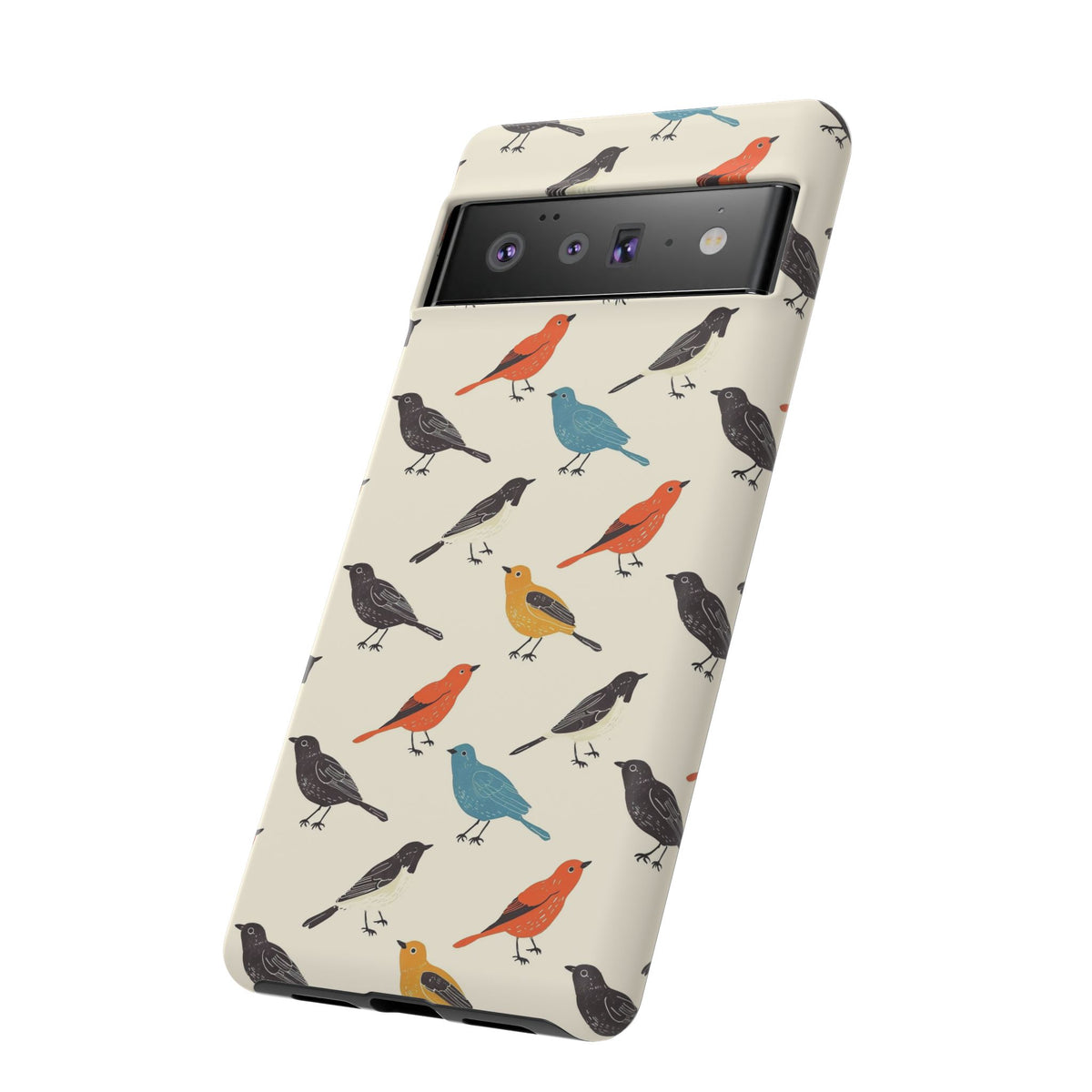 Birds Seamless Pattern Phone Case – Elegant and Timeless Avian Design 5