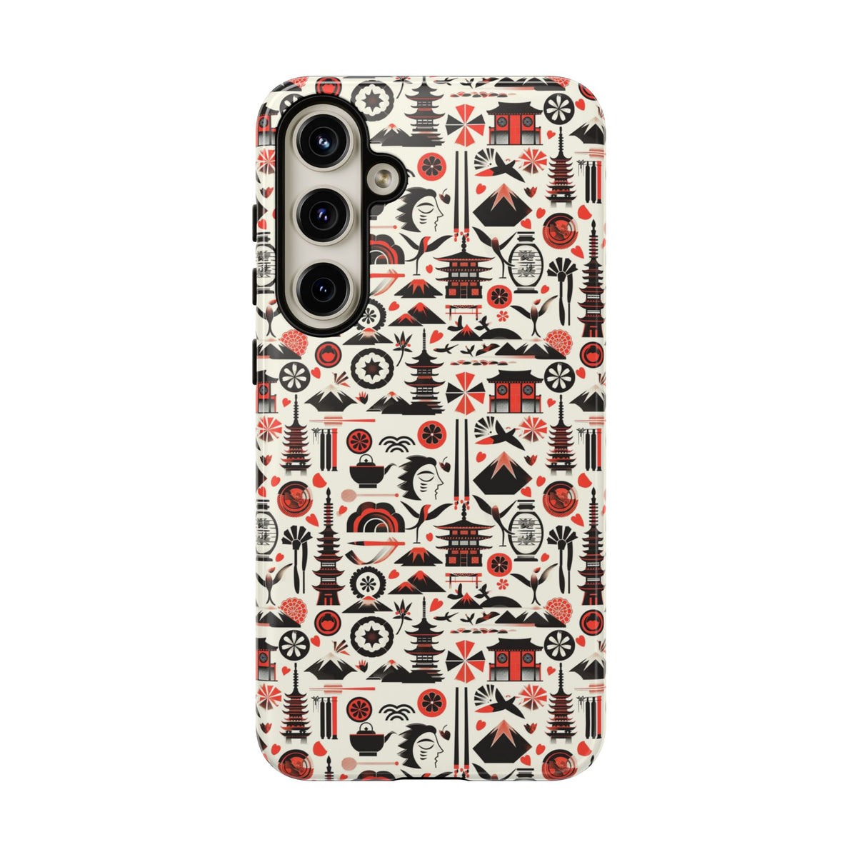 Japanese Pattern Phone Case – Elegant & Timeless Design for Your Phone 006