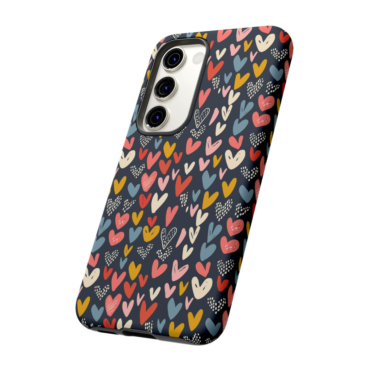 Heart Pattern Phone Case – Stylish & Loving Design for Your Device 816