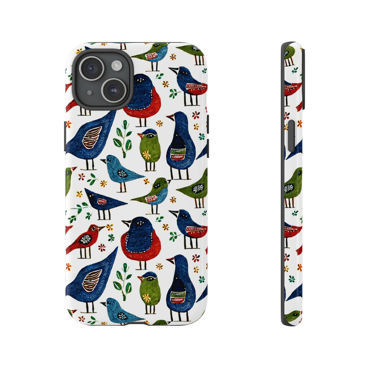 Birds Seamless Pattern Phone Case – Elegant and Timeless Avian Design 12