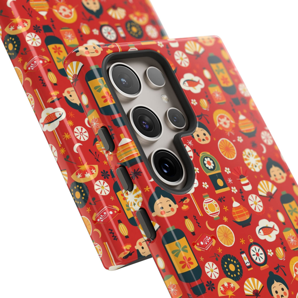 Japanese Pattern Phone Case – Elegant & Timeless Design for Your Phone 087