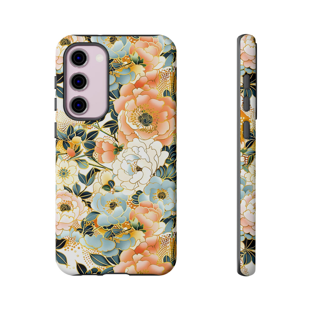 Japanese Blossom Asian Floral Design Phone Case – Elegant Floral Phone Cover 5