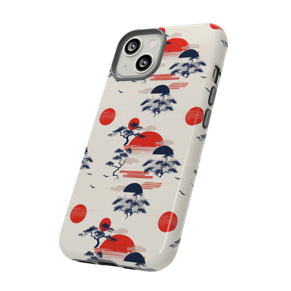 Japanese Pattern Phone Case – Elegant & Timeless Design for Your Phone 047