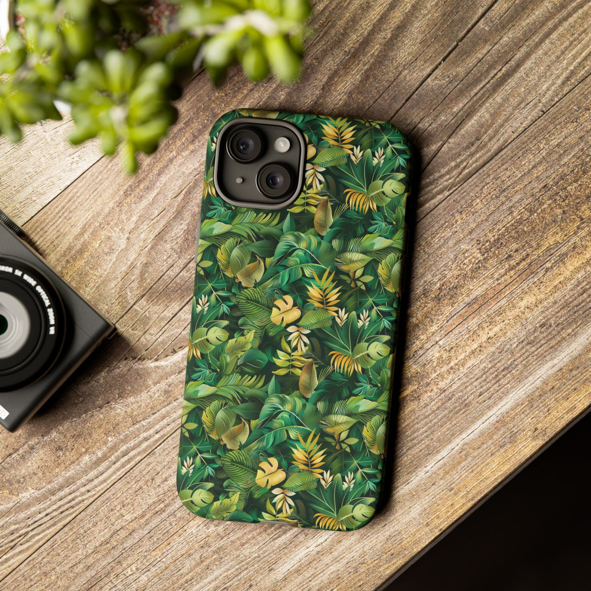 Jungle Pattern Phone Case – Exotic & Lush Design for Your Phone 330