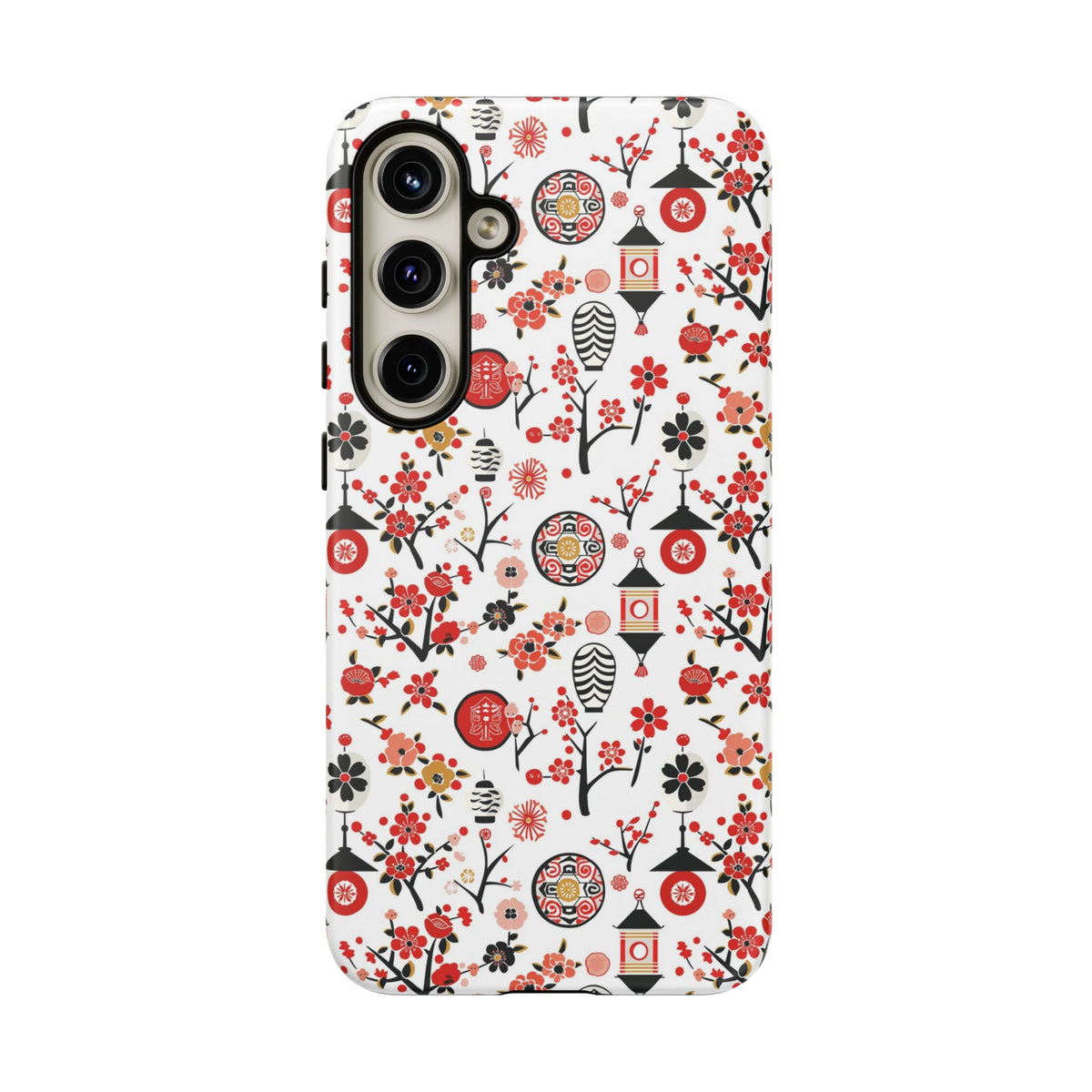 Japanese Pattern Phone Case – Elegant & Timeless Design for Your Phone 468