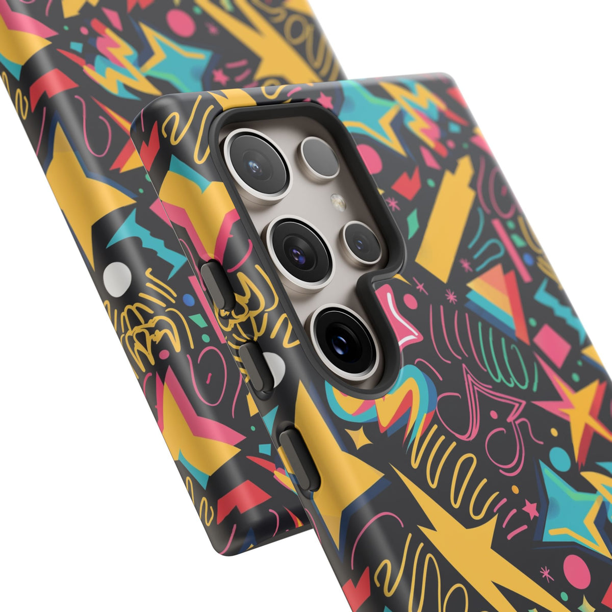 90s Themed Seamless Pattern Phone Case – Embrace Retro Style and Protection 232