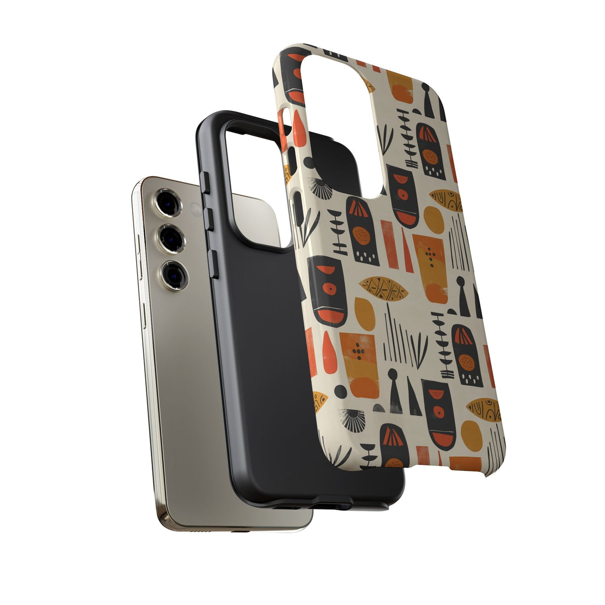 Stylish African Pattern Phone Case – Unique and Vibrant Protection 208