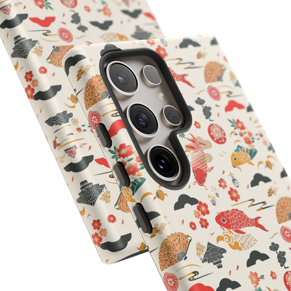 Japanese Pattern Phone Case – Elegant & Timeless Design for Your Phone 154