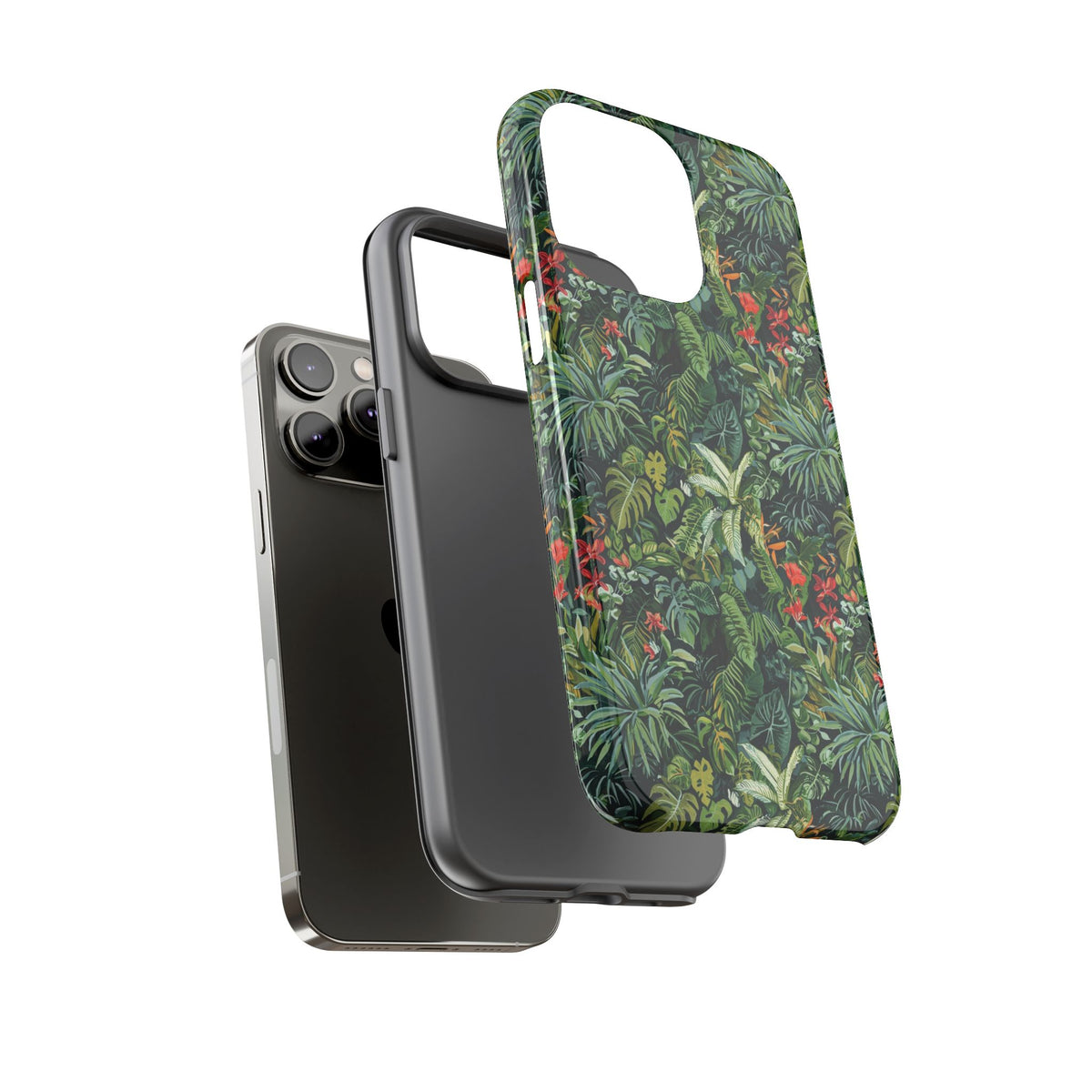 Jungle Pattern Phone Case – Exotic & Lush Design for Your Phone 323