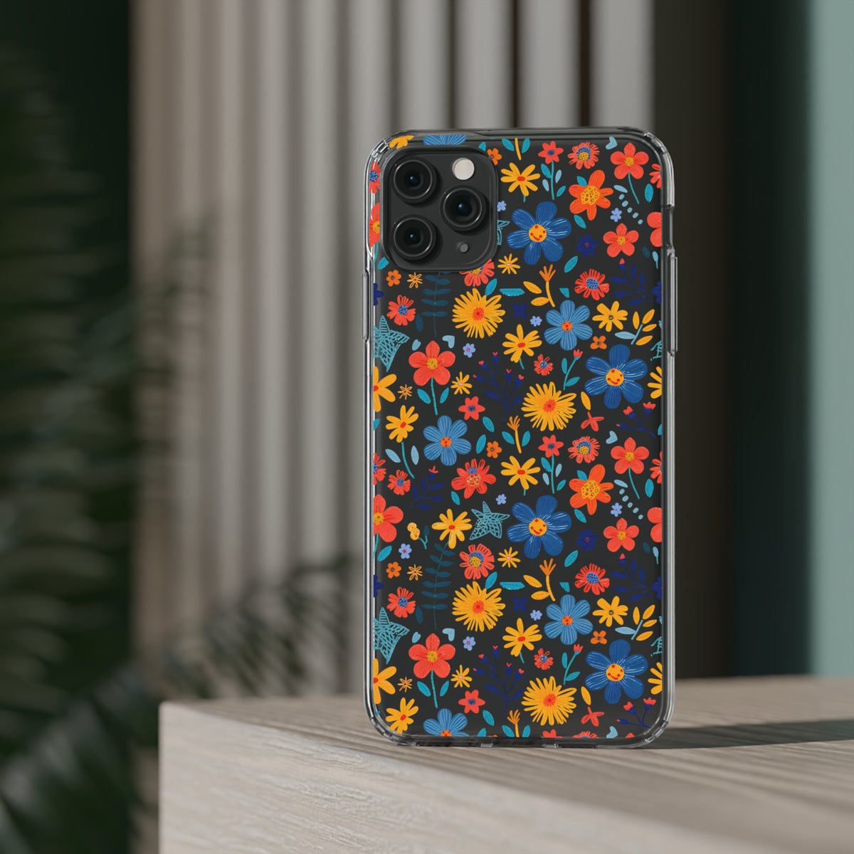 Wild Flowers Garden Stitch Phone Case – Nature-Inspired Floral Design 4