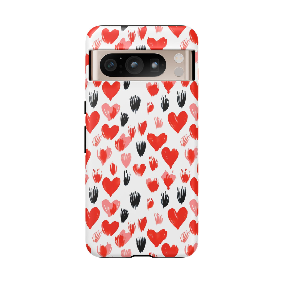 Heart Pattern Phone Case – Stylish & Loving Design for Your Device 366