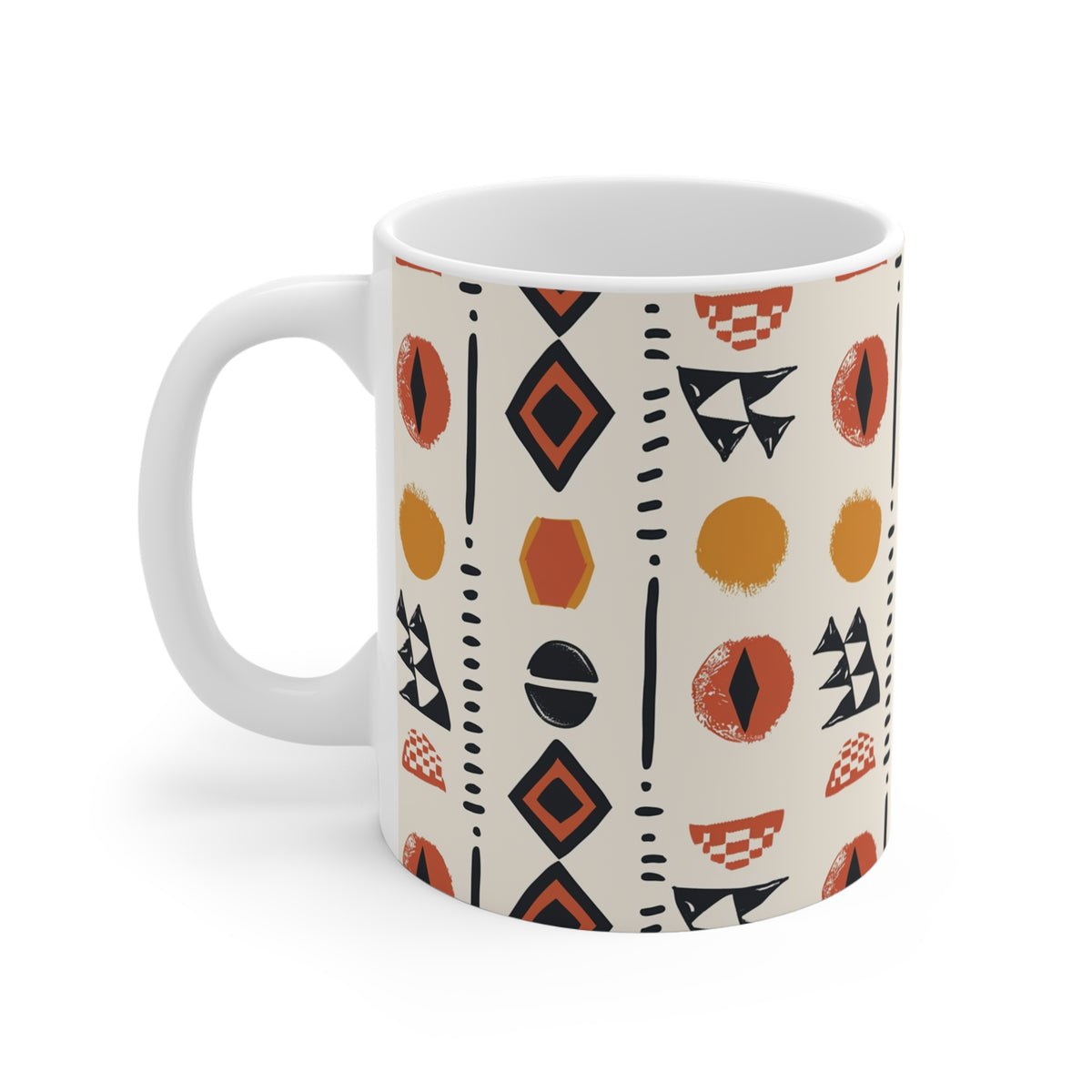All-Over African Pattern Coffee Mug 358