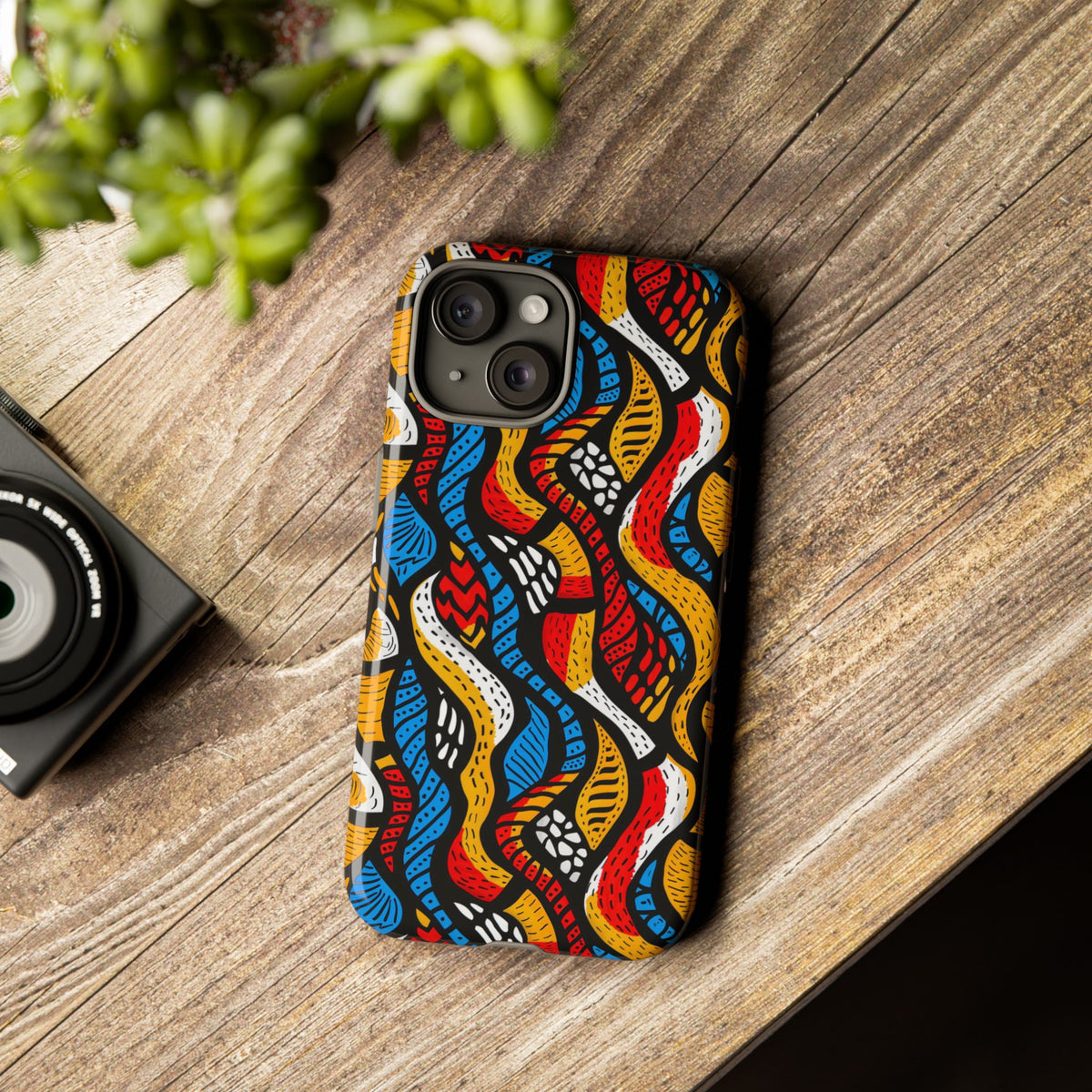 Stylish African Pattern Phone Case – Unique and Vibrant Protection 155