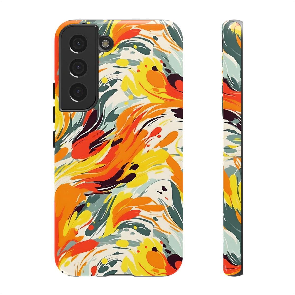 Abstract Painting Design Phone Case – Modern Art-Inspired Phone Cover 5