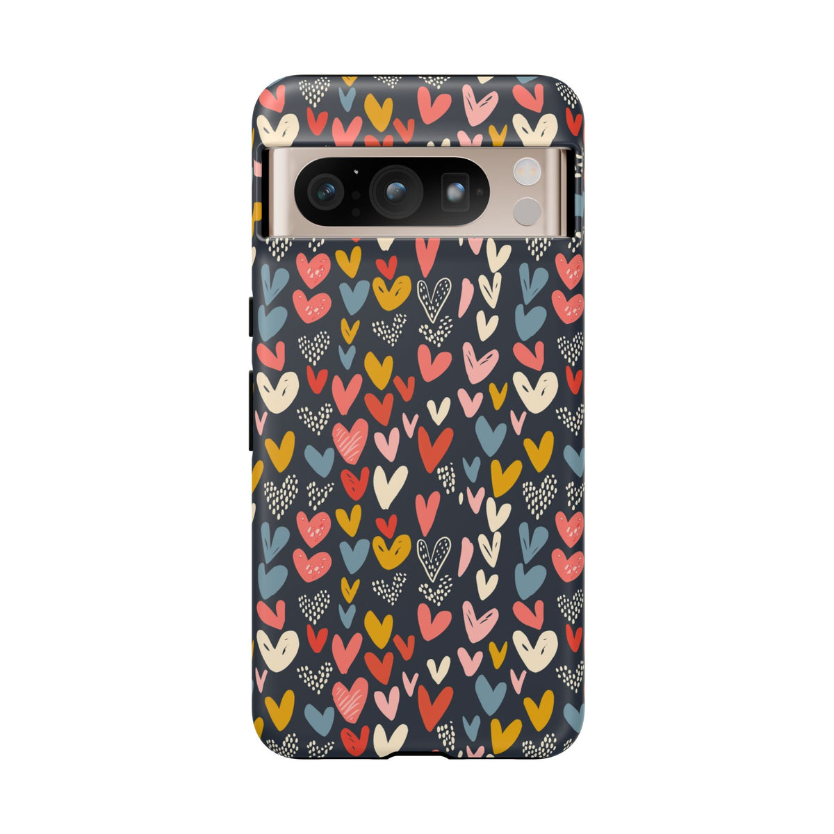 Heart Pattern Phone Case – Stylish & Loving Design for Your Device 816