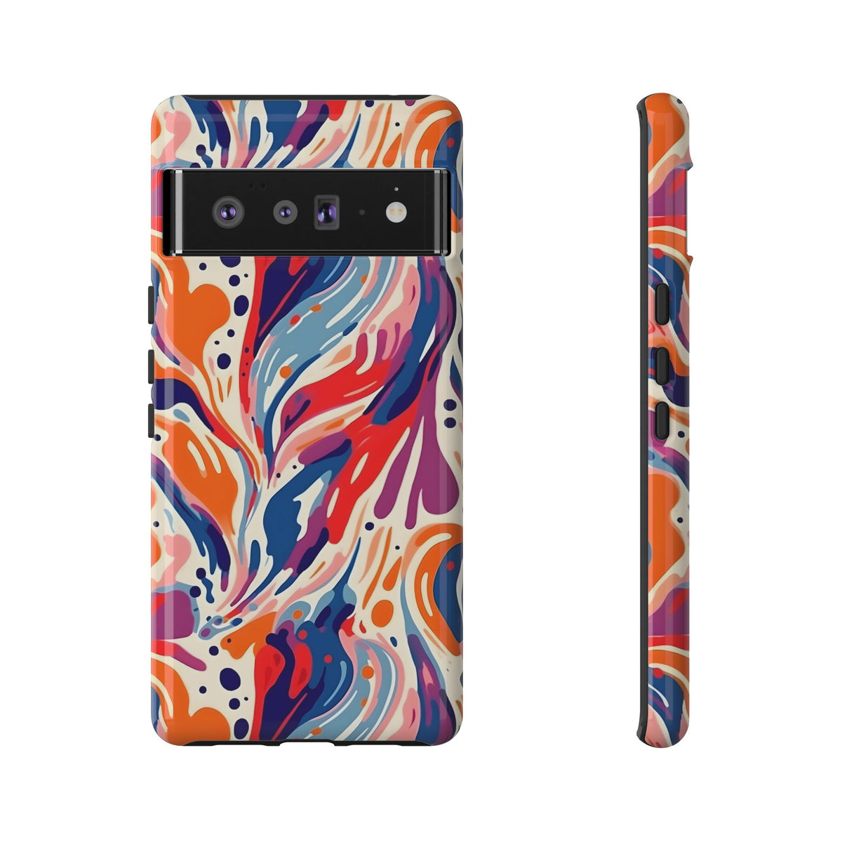 Abstract Painting Design Phone Case – Modern Art-Inspired Phone Cover 6