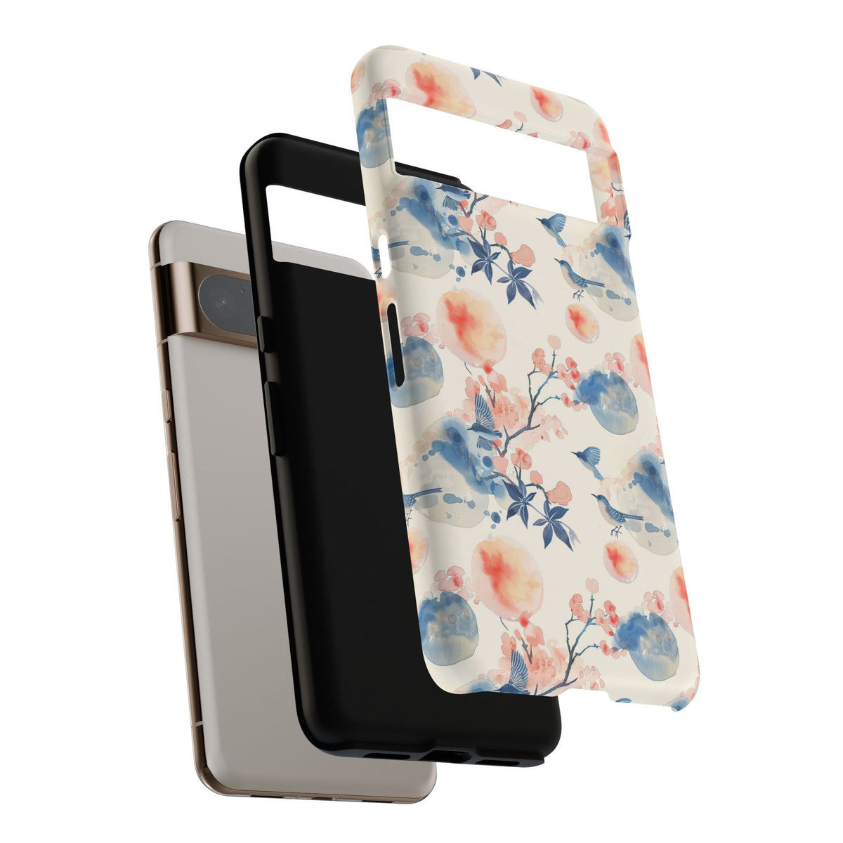 Japanese Pattern Phone Case – Elegant & Timeless Design for Your Phone 083