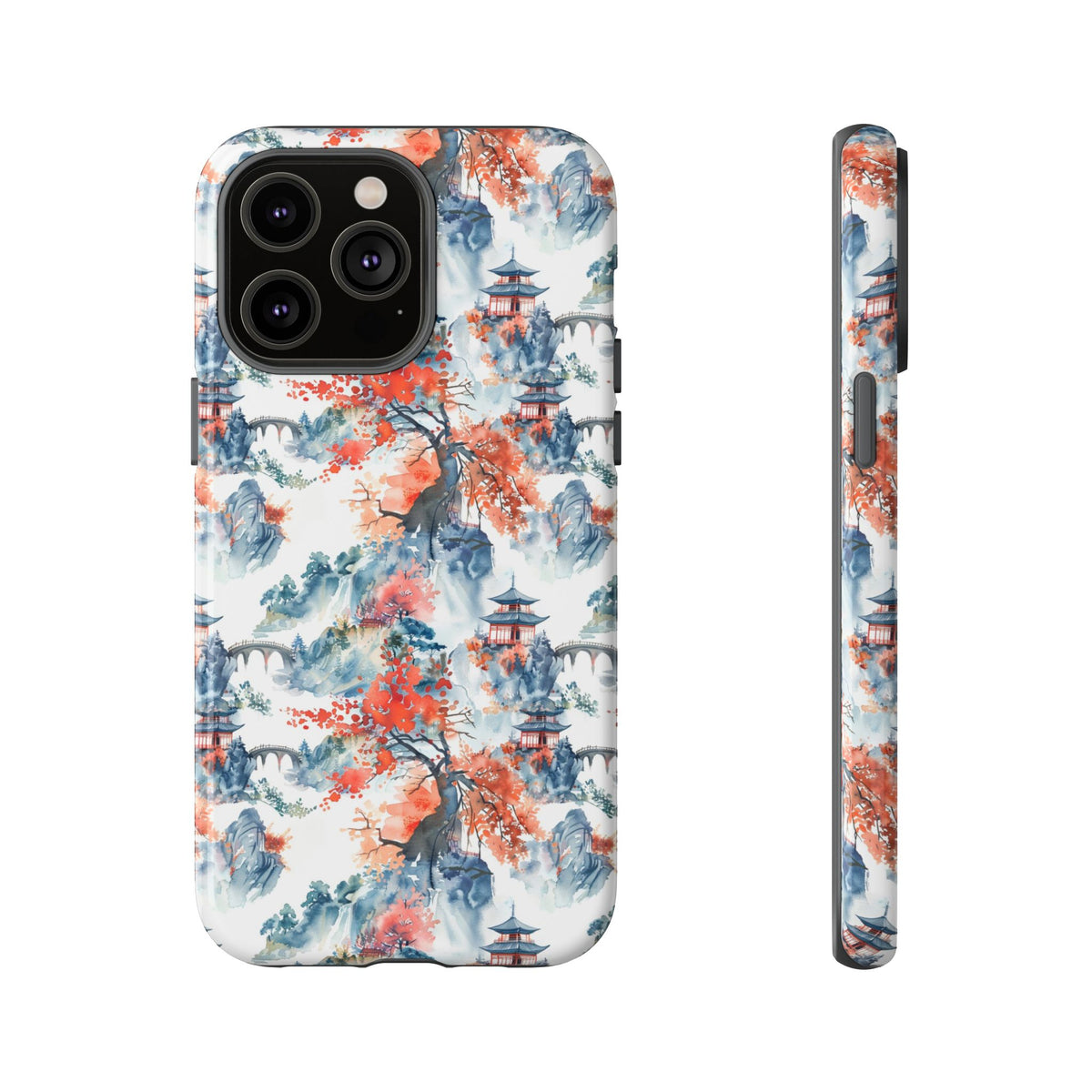 Japanese Pattern Phone Case – Elegant & Timeless Design for Your Phone 043