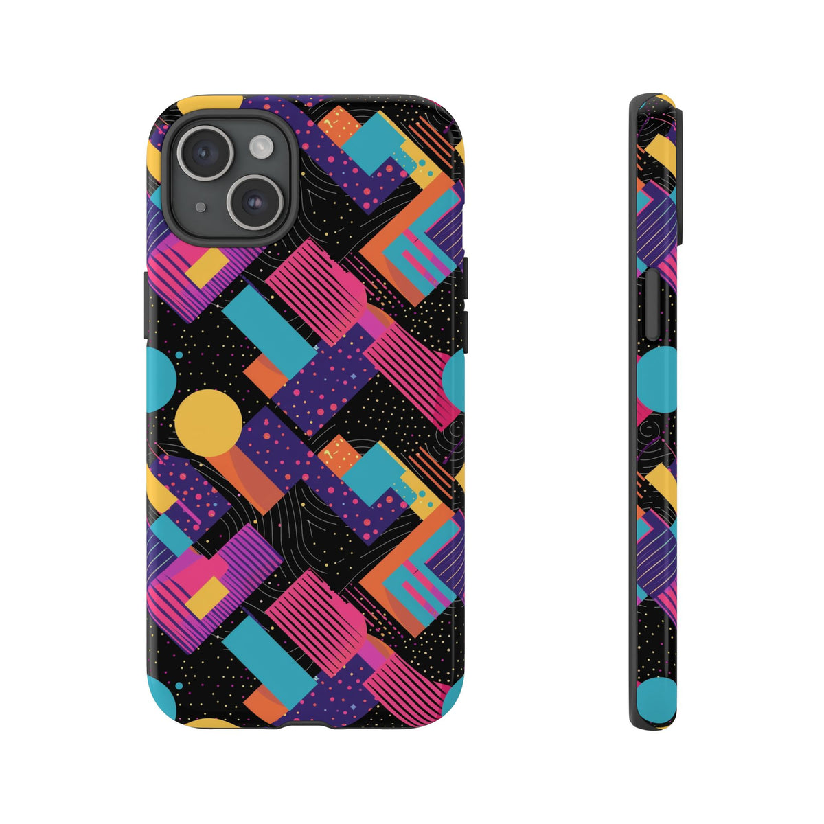 Retro 80s Seamless Phone Case – Vintage Style Meets Modern Protection 088