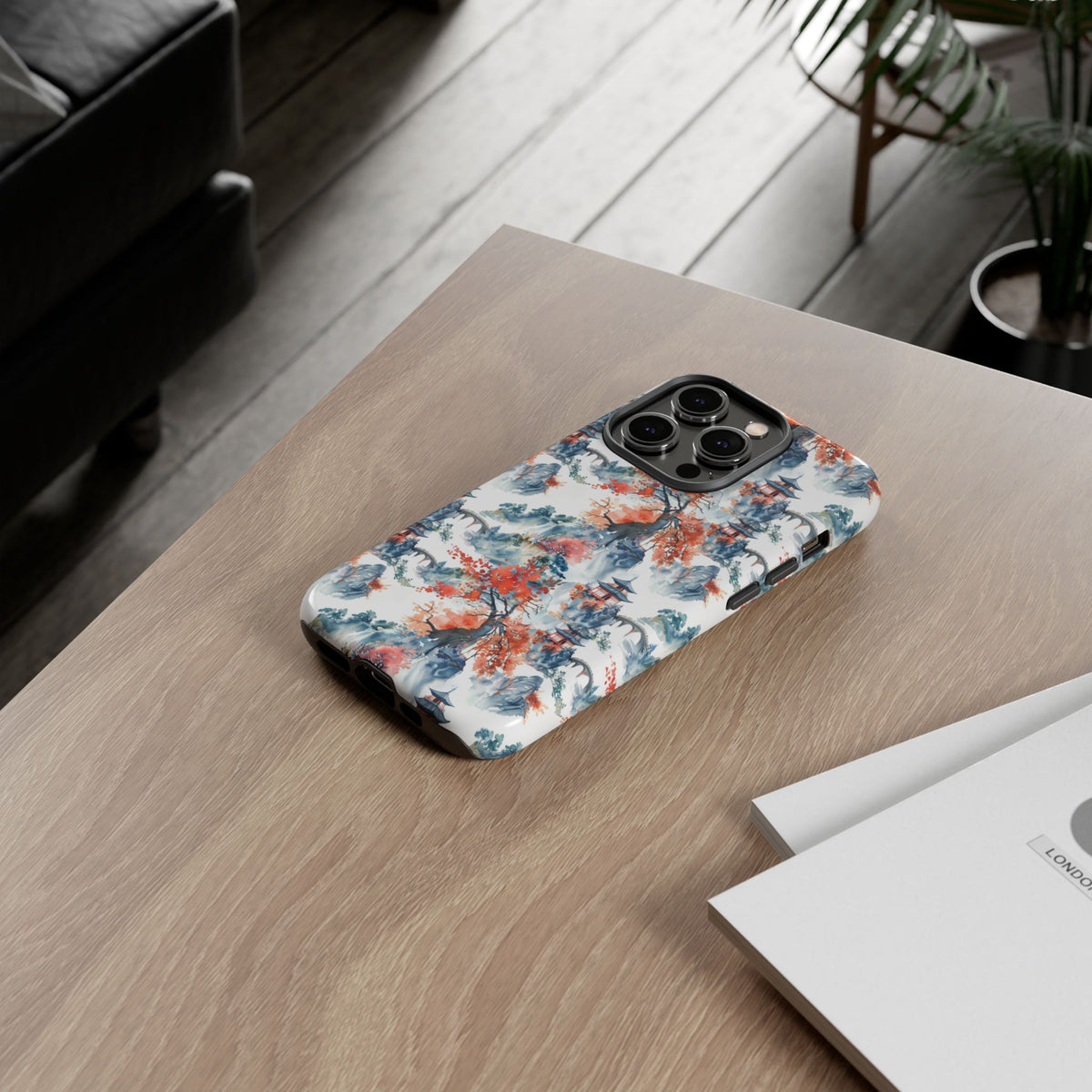 Japanese Pattern Phone Case – Elegant & Timeless Design for Your Phone 043